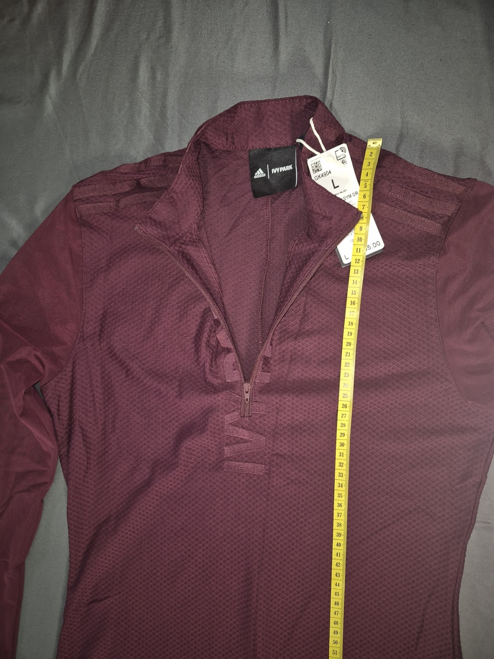 adidas Climalite Maroon Quarter-Zip Pullover